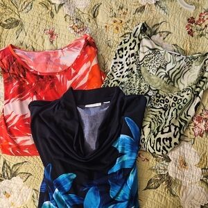 Susan Graver Size 2x Shirt Bundle Of 3